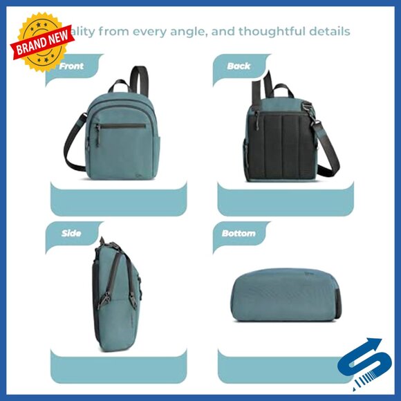 croc mini backpack STS Catalina Traveler's Choice - Breenon Slow Pitch Combo and as Classic as Color:Silver Pine
